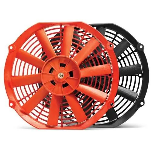 BLOX Racing 12inch Electric Slim Fan - Red