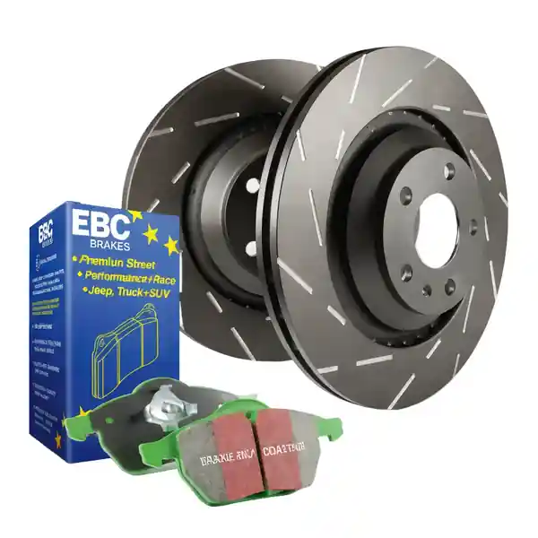 EBC S2 Greenstuff Pads Rear Brake Kit 2013-2015 BMW X1 xDrive35i