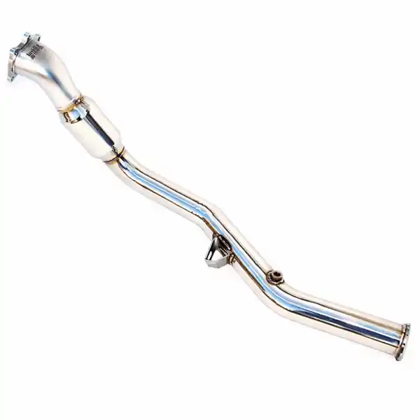 Invidia 05+ AT LGT Polished Divorced Waste Gate Downpipe with High Flow Cat
