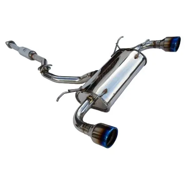 Invidia Subaru BRZ / Scion FRS Q300 w/ Rolled Titanium Tips Cat- Back Exhaust (Blue Edge)
