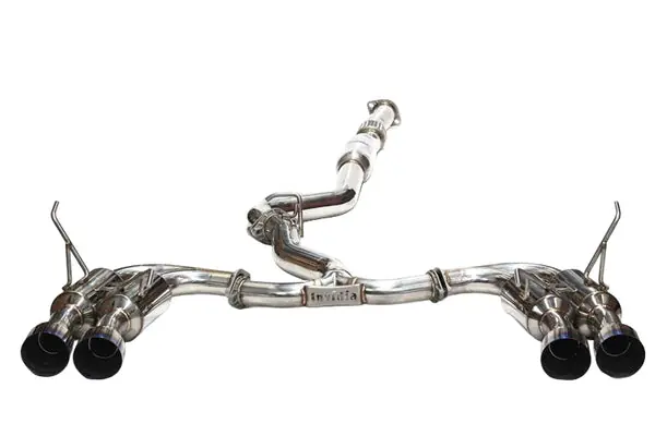 Invidia 2017 Honda Civic Type-R Gemini/R400 Full 76mm Exhaust w/Front Pipe and Titanium Tips