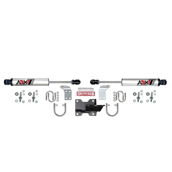 Skyjacker 07-18 jeep Wrangler JK ADX 2.0 Dual Stabilizer Kit w/ CNC Machined Polished Alum.