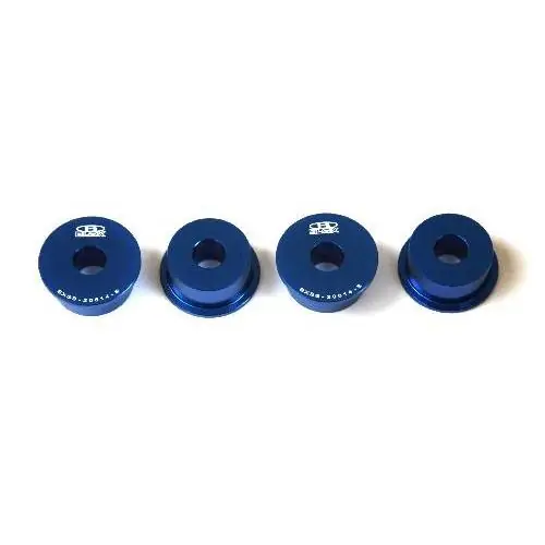 BLOX Racing Honda S2000 Steering Rack Rigid Bushing Kit - Black