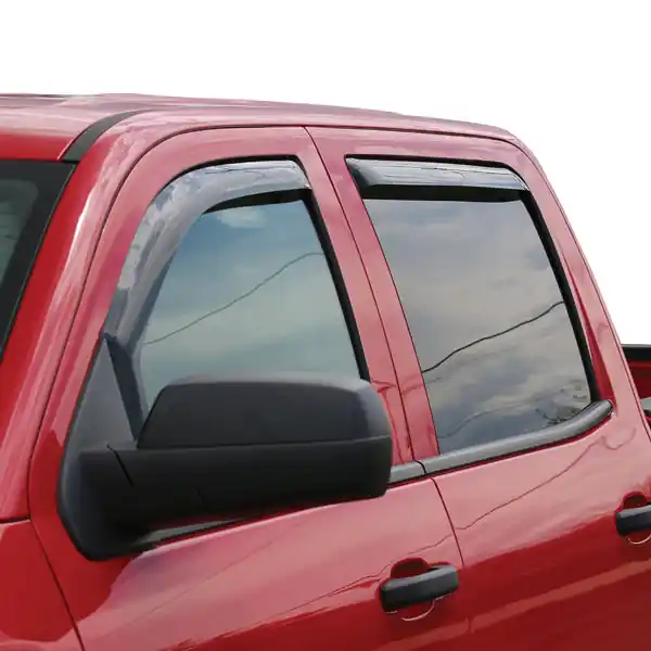 Westin 21-24 GMC/Chevrolet Tahoe/Yukon In-Channel Wind Deflector 4pc - Matte Black