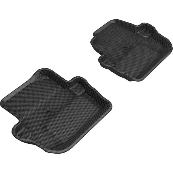 3D MAXpider 18-25 Jeep Wrangler Sport (JL) 2nd Row Floormats - Black