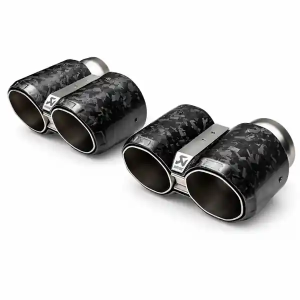 Akrapovic BMW M2 Coupe (G87) Tail Pipe Set - Chopped Carbon