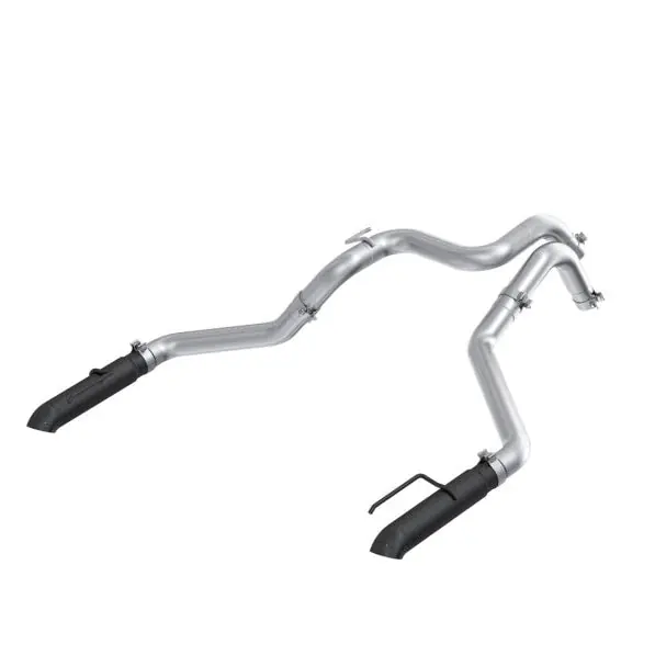 MBRP 24-25 Ford Ranger Raptor 3.0L 3in Dual Rear Turn-Down Axle Back Exhaust - Armor BLK Tips