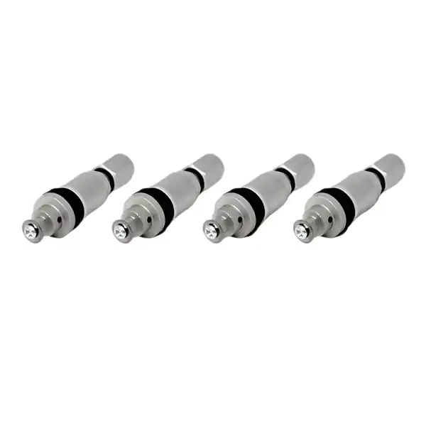 Torque Solution Billet TPMS Valve Stem Kit (Silver) 2008+ Subaru Legacy Impreza WRX / STi