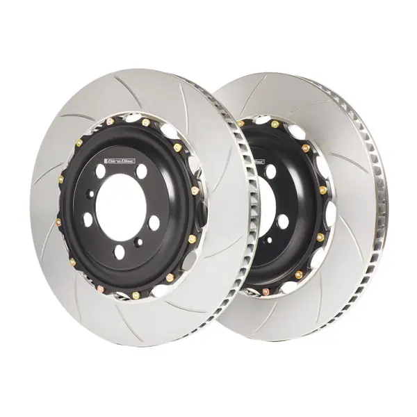 GiroDisc 2022+ Audi RS3 (8Y) (w/Carbon Ceramic Brakes) Front 2-Piece Iron Conversion Slotted Rotors