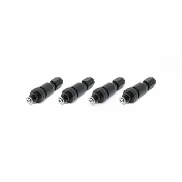 Torque Solution Billet TPMS Valve Stem Kit (Black) 2008+ Subaru Legacy Impreza WRX / STi