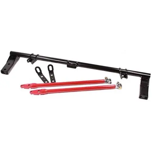 Innovative 90-93 Accord H/F-Series Black Steel Competition Traction Bar Kit (H/F-Series engine)