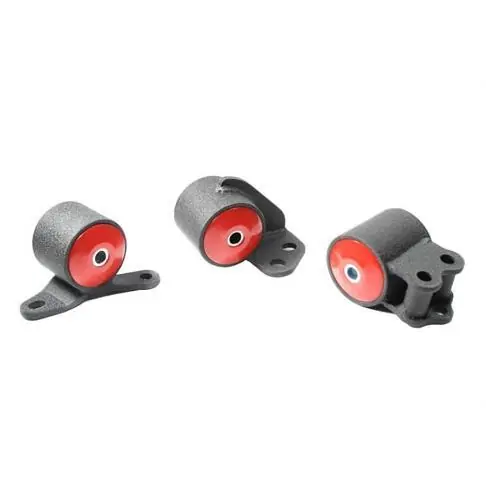Innovative 02-05 Civic K-Series Black Steel Mounts 85A Bushings (Not K24 Trans)