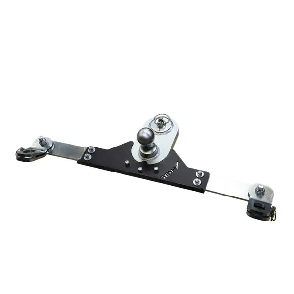 Gen-Y Dodge/RAM GoosePuck II 5in Offset Ball Puck Mount & 25K Towing w/Safety Chain Anchors