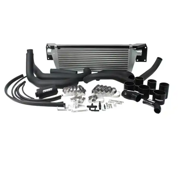 PERRIN 08-14 Subaru WRX Front Mount Intercooler Boost Tubes + Hardware - Black Tubes