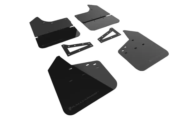 Rally Armor 23-25 Chevy Colorado ZR2 Black Mud Flap - Metallic Black Logo
