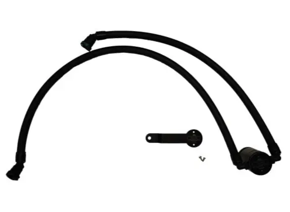 J&L 17-25 Chrysler Pacifica/20-25 Chrysler Voyager Oil Separator PCV Side - Black Anodized