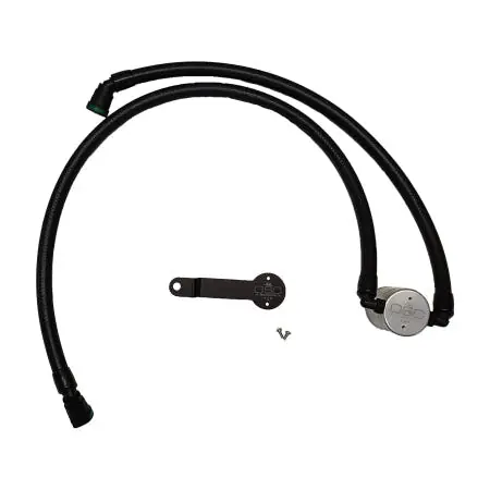 J&L 17-25 Chrysler Pacifica/20-25 Chrysler Voyager Oil Separator PCV Side - Clear Anodized