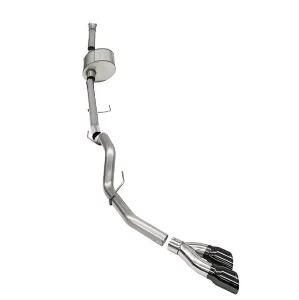 Corsa 2021-2025 Ford F-150 SuperCab/6.5in Bed 5.0L V8 Xtreme Cat-Back Single Side Exit-Black PVD