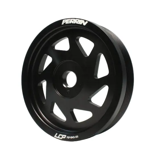 PERRIN 15-18 Subaru WRX / 13-20 BRZ / 14-18 FXT / 13-16 Crosstrek Lightened Crank Pulley - Black