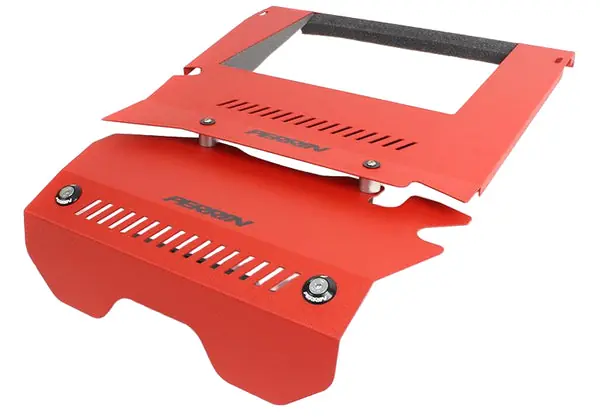 PERRIN 15-21 Subaru WRX Engine Cover Kit (Intercooler & Pulley Covers Incl.) - Red