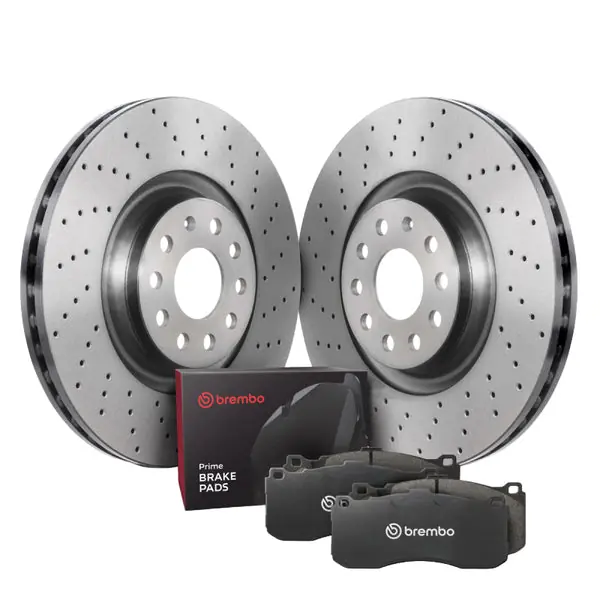 Brembo OE 08-15 Audi TT Quattro Rear Disc Brake Kit