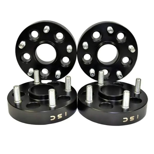 ISC Suspension 5x100 to 5x114 15mm Wheel Adapters Black - Set of 4