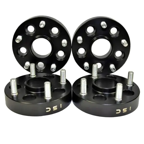 ISC Suspension 5x100 to 5x114 25mm Wheel Adapters Black - Set of 4