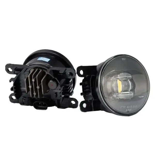 AlphaRex Universal Acura/Ford/Honda/Subaru/Nissan DoubleTap Dual Color LED Proj Fog Lights - Wt/Ambr
