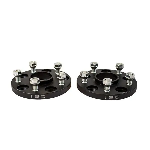 ISC Suspension Lexus/Toyota 5x114.3 Hub Centric (60 Hub Bore) Wheel Spacers 15mm Black (Pair)