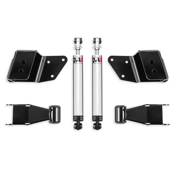 QA1 99-06 Chevrolet Silverado 1500 2WD Short Bed Double Adjustable 2-4in Rear Drop Kit