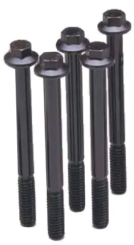 ARP M12 x 1.50 x 25 Hex Black Oxide Bolts (5/pkg)
