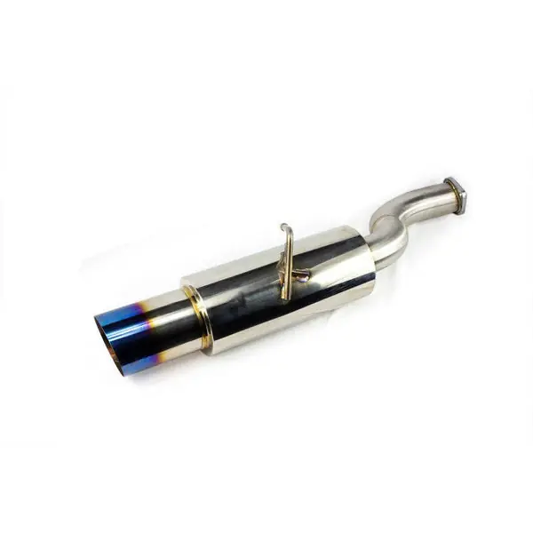 ISR Performance GT Single Exhaust - Hyundai Genesis Coupe 3.8 - Burnt Tip