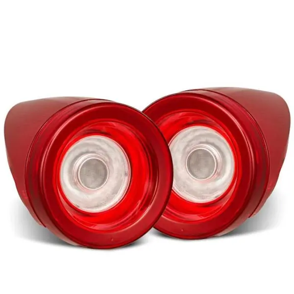AlphaRex 10-15 Ferrari 458 NOVA-Series Prismatic LED Tail Lights Red Clear