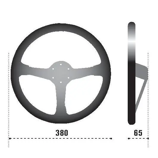 Sparco Steering Wheel 368 Suede Black