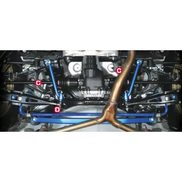 Cusco Power Brace Rear MEMBER Side GRB GH8 GVB SH5 BR9 BM9