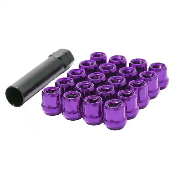 Wheel Mate Muteki Open End Lug Nuts - Purple 12x1.50