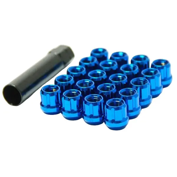 Wheel Mate Muteki Open End Lug Nuts - Blue 12x1.50