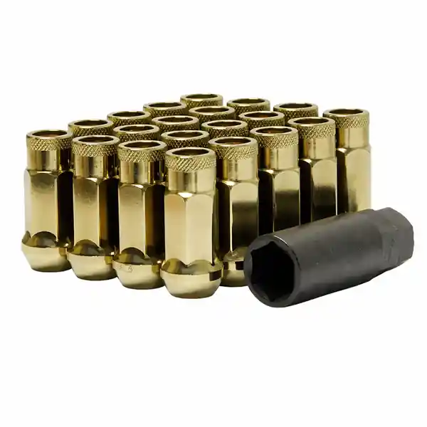 Wheel Mate Muteki SR48 Open End Locking Lug Nut Set of 4 - Titanium 12x1.25 48mm