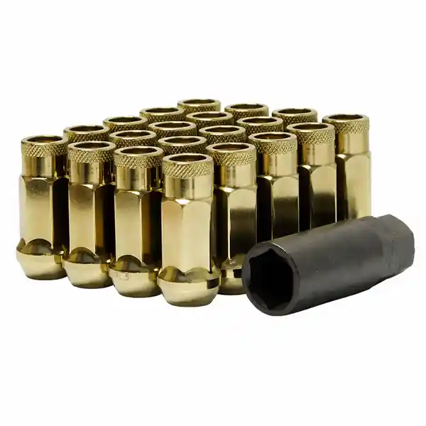Wheel Mate Muteki SR48 Open End Locking Lug Nut Set of 4 - Titanium 12x1.50 48mm