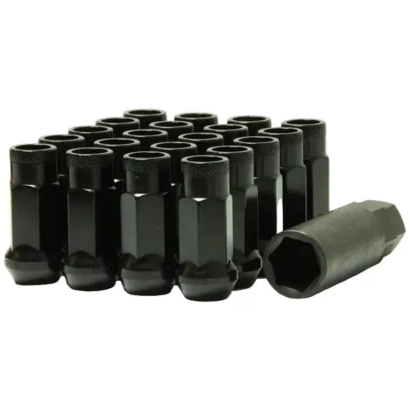 Wheel Mate Muteki SR48 Open End Lug Nuts - Black 12x1.25 48mm