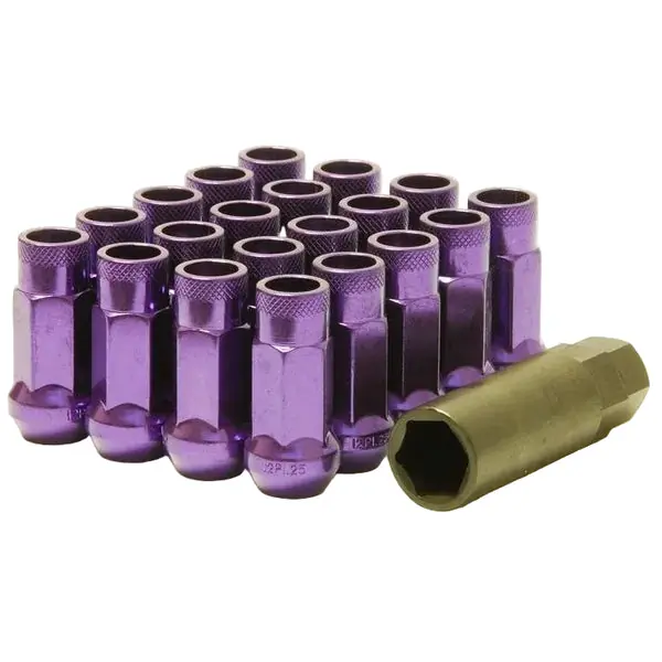 Wheel Mate Muteki SR48 Open End Lug Nuts - Purple 12x1.50 48mm