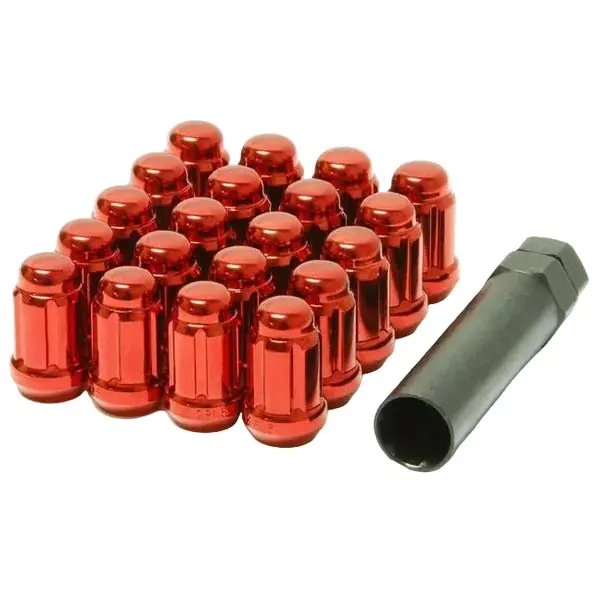 Wheel Mate Muteki Closed End Lug Nuts - Red 12x1.50