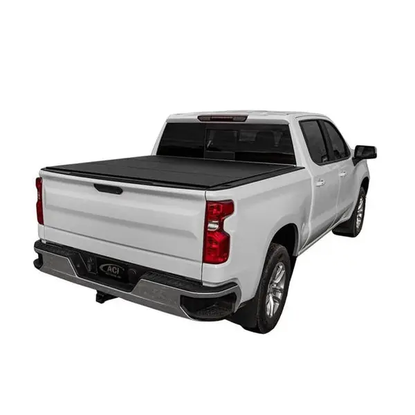 Access LOMAX Tri-Fold Cover Black Urethane Finish 20+ GM 2500/3500 - 6ft 8in Bed