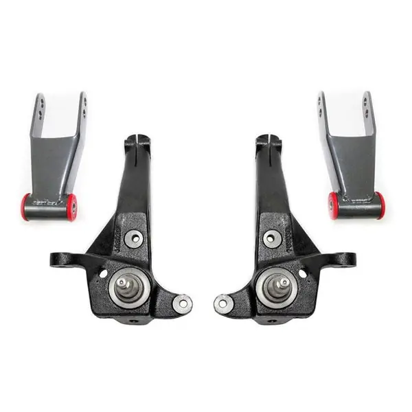 MaxTrac 98-00 Ford Ranger 2WD w/Coil Susp. (Non Stabilitrak) 4in/2in Spindle Lift Kit