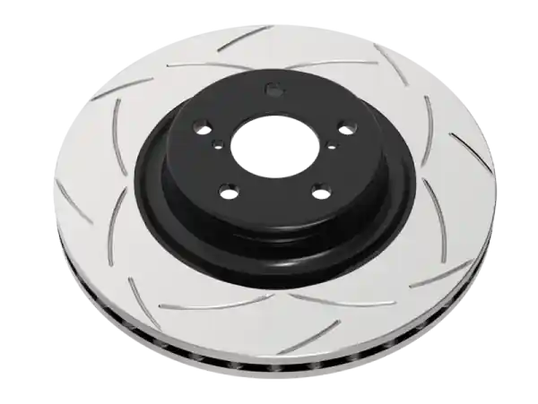 DBA 08-15 Mitsubishi EVO X Street T2 Slotted Front Brake Rotor