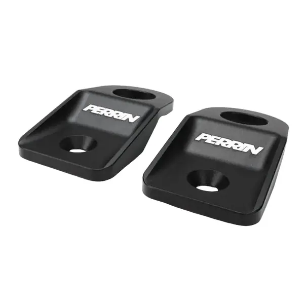 PERRIN 08-14 Subaru WRX/STI / 08-11 Impreza / 08-10 Outback Upper Radiator Bracket Set - Black