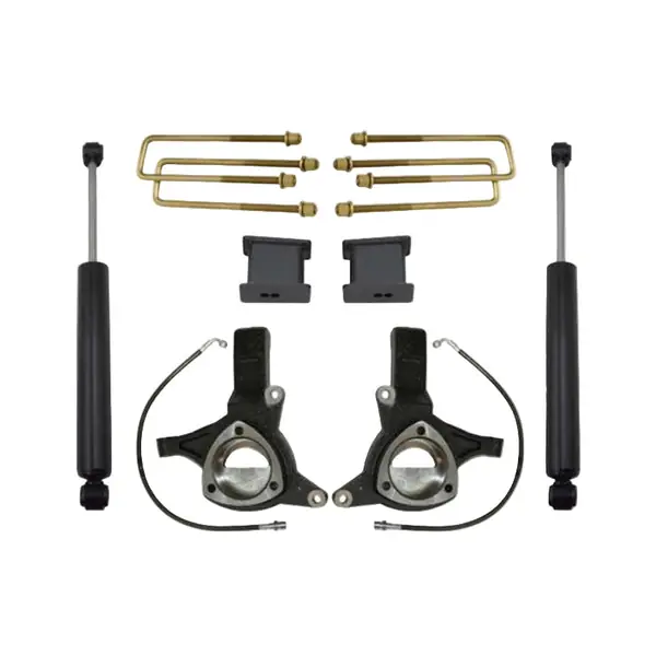 MaxTrac 07-16 GM C1500 2WD w/Cast Steel Susp. 4.5in/2in MaxPro Spindle Lift Kit w/MaxTrac Shocks