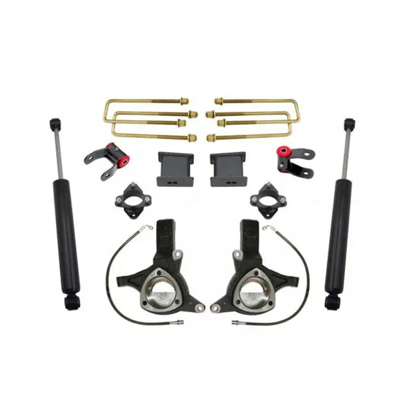 MaxTrac 07-16 GM C1500 2WD w/Cast Steel Susp. 7.5in/4in MaxPro Spindle Lift Kit w/MaxTrac Shocks