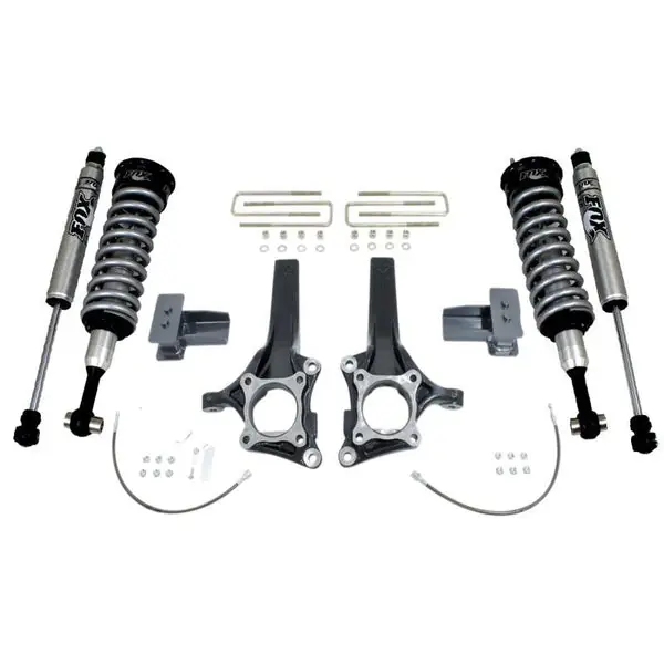 MaxTrac 15-18 Ford F-150 2WD 7in/4in MaxPro Elite Spindle Lift Kit w/FOX Shocks