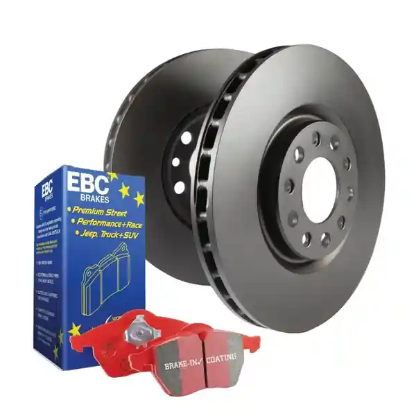 EBC S12 Brake Pad & Rotor Kit Front 91-99 Audi 100 A4 A6 Quattro, VW Passat